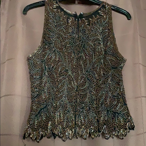 Semi formal beaded blouse - Picture 2 of 2